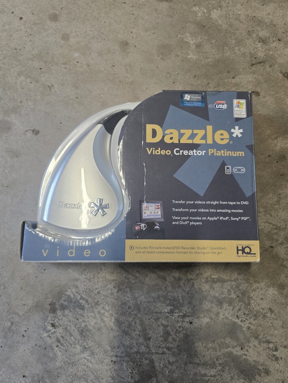 Pinnacle Dazzle Video Creator Platinum Transfer Home Movies Tape VHS to DVD